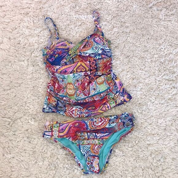 Bleu by Rod Bettie Twist Front Tankini Suit - Picture 3 of 8